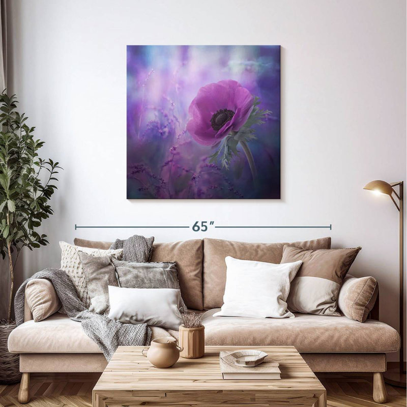 Arney Purple Ecstasy, 39" H x 39" W