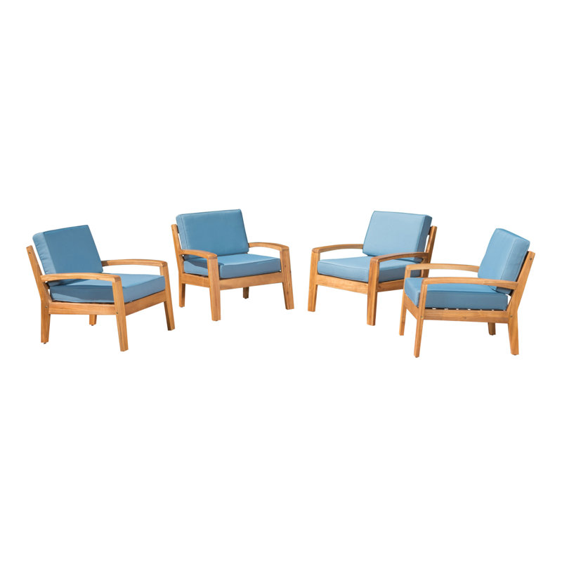 Fauteuil l 27 po Berkley, Bleu