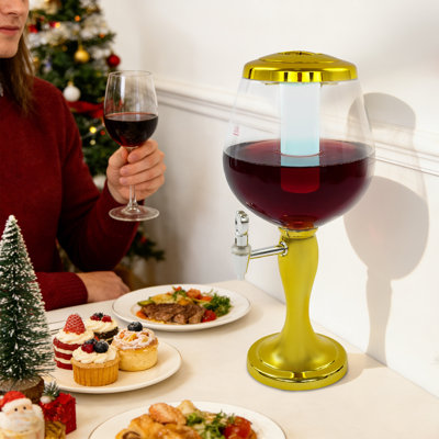 Distributeur de boissons 3L avec tube à glace, distributeur de bière de table pour bar et fêtes