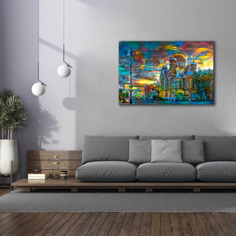  Reproduction d'art sur toile 60 po x 40 po