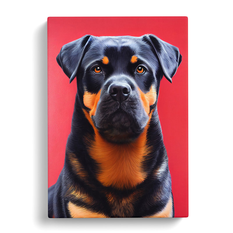 Rottweiler Vol.4 - Wrapped Canvas, 50cm H x 35cm W x 3cm D