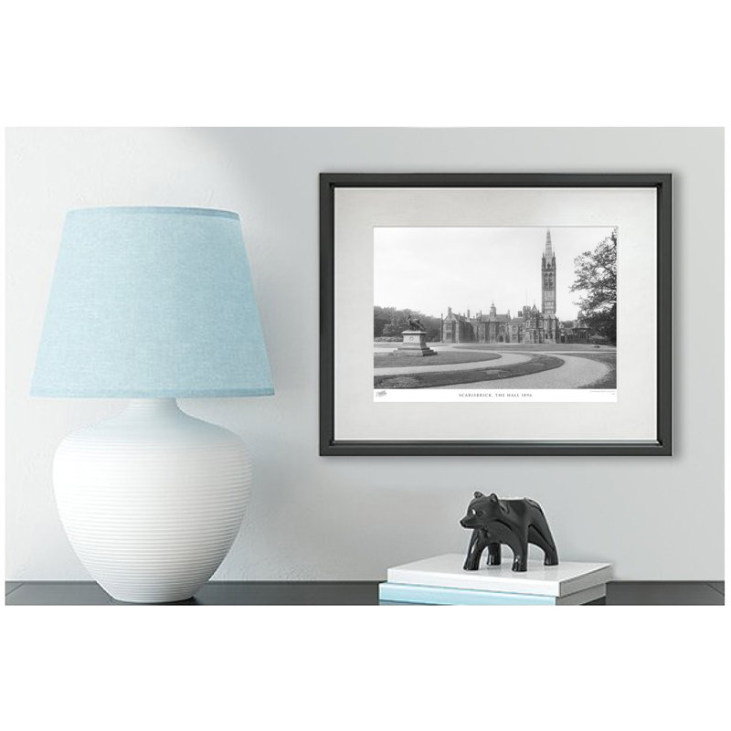 Scarisbrick, The Hall 1896 - Single Picture Frame Print, 28cm H x 36cm W x 2.3cm D