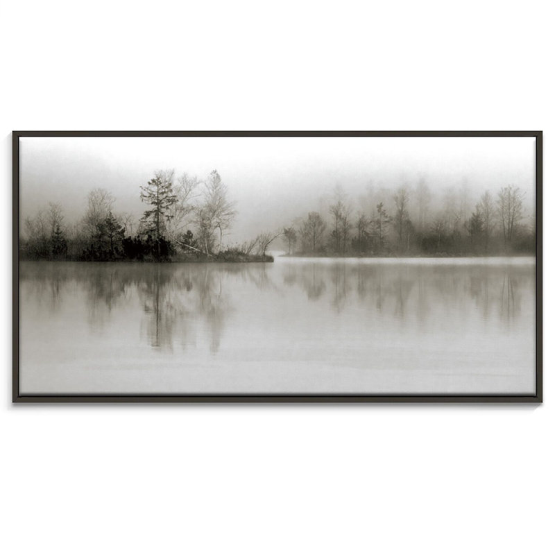 Print on Canvas, Black Floater Frame, 31cm H x 61cm W