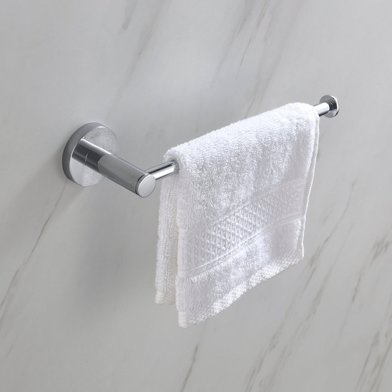 10" Wall Mounted Towel Bar, Chrome
