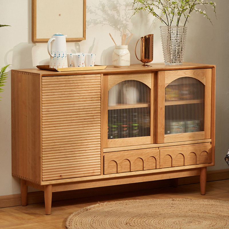 Armoire de rangement multifonctionnelle pour le salon, 35.43" H x 62.99" W x 15.75" D