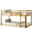 Lit simple au-dessus d'un lit mezzanine - Maximisez l'espace de rangement dans votre chambre à coucher et améliorez l'ambiance intérieure