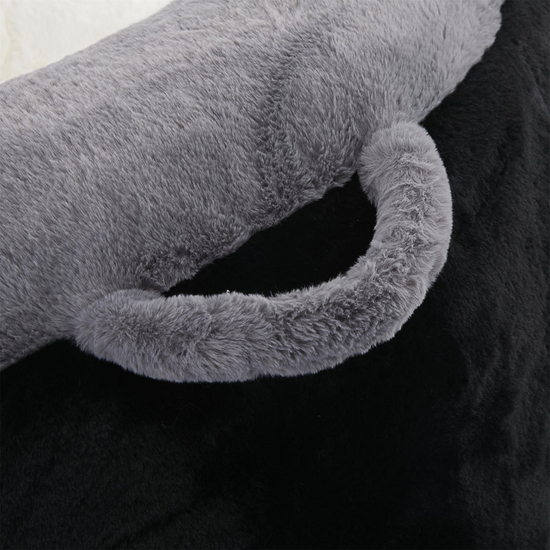 Fauteuils à billes surdimensionnés, Noir / Blanc / Gris