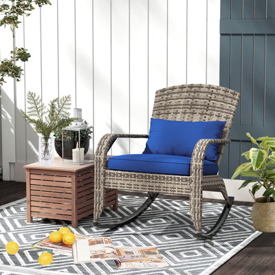 Chaise berçante Adirondack Outsunny