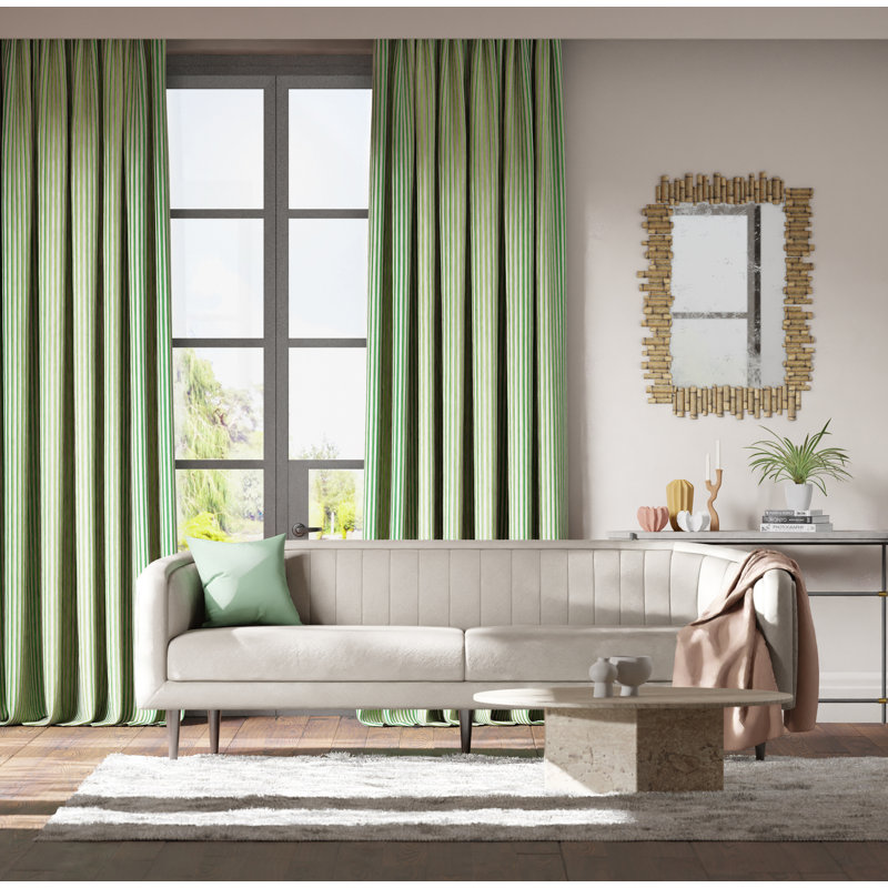 Calla Fabric, Emerald/First Light