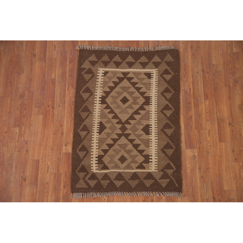 Geometric Kilim Oriental Area Rug 3x4
