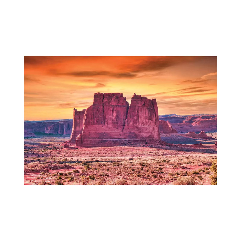 Desert Orange by Mark Paulda - Print on Canvas, Wrapped Canvas, 45.72cm H x 66.04cm W x 1.91cm D
