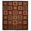 Tapisserie Kilim unique en son genre tissée à la main 13 pi 6 po x 15 pi 0 po