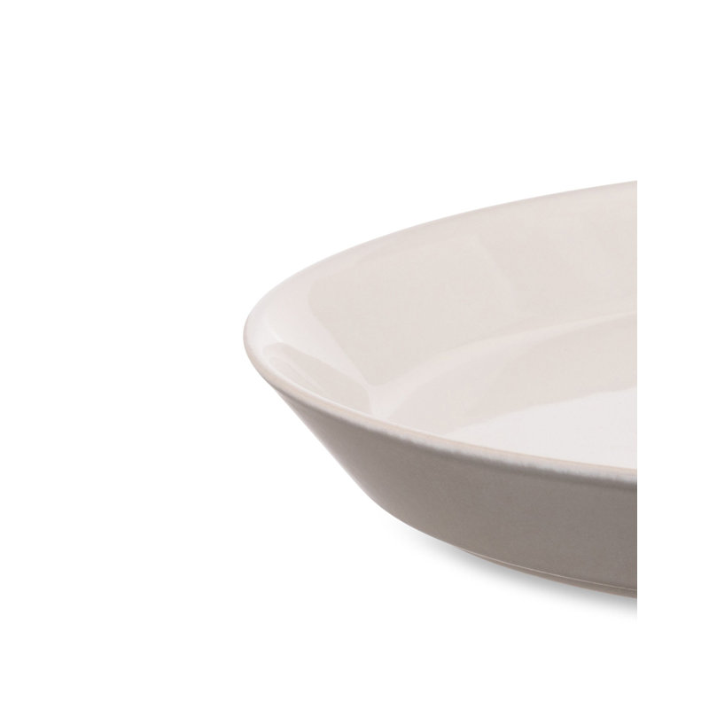Tonale Stoneware Dinner Plate, 10.44" W x 10.44" D, Light Gray