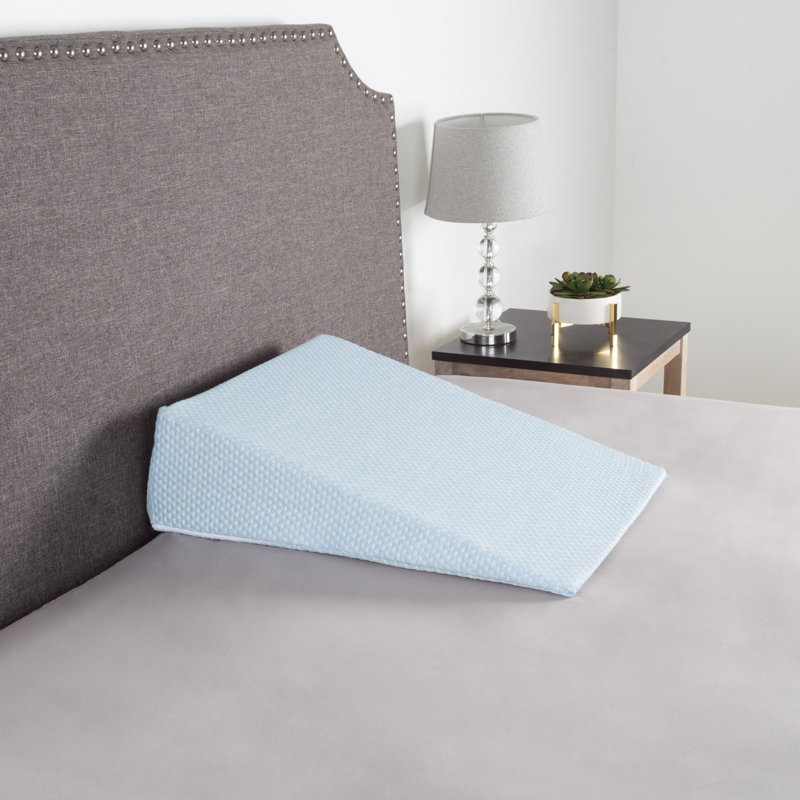 Oreiller de soutien moyen en mousse Newsoms, bleu