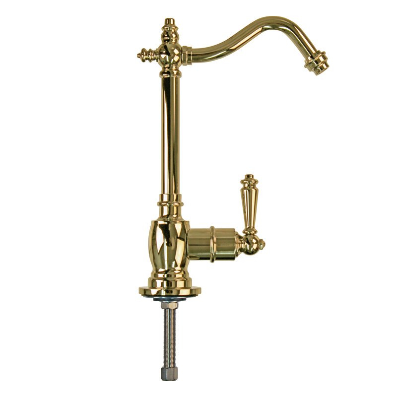 Robinet distributeur d'eau froide à poignée simple 9 po Victorian, Laiton poli