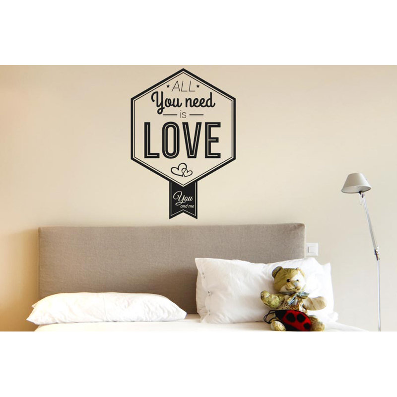 Wall Decal, Black, Medium