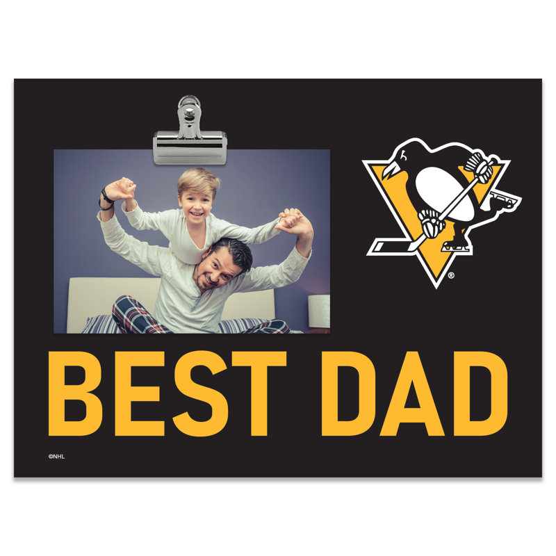 Penguins Bright Line - Best Dad Clip Frame