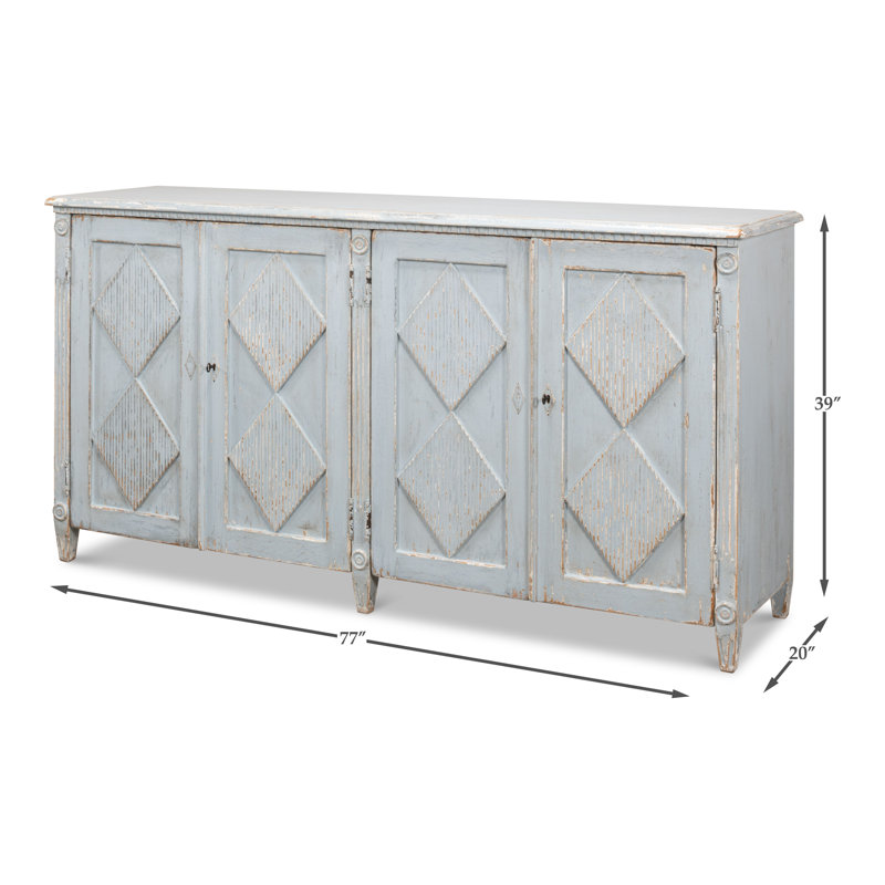 76'' W Solid Wood Sideboard