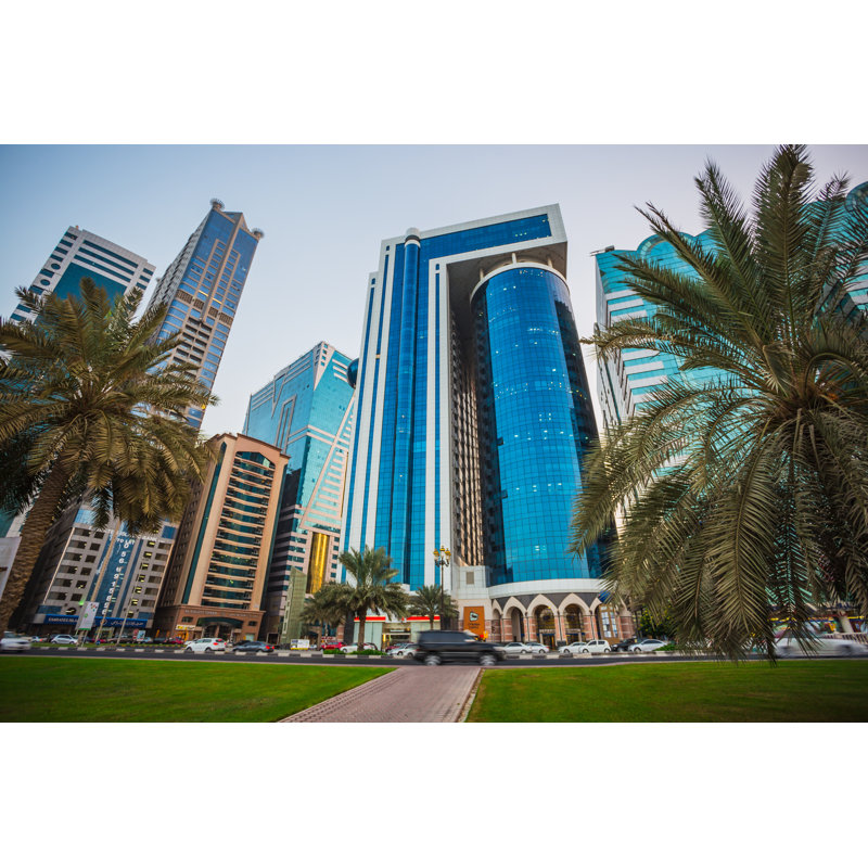 Aizza Sharjah City In UAE by Alan64 - Wrapped Canvas Print, 30cm H x 46cm W x 3.8cm D