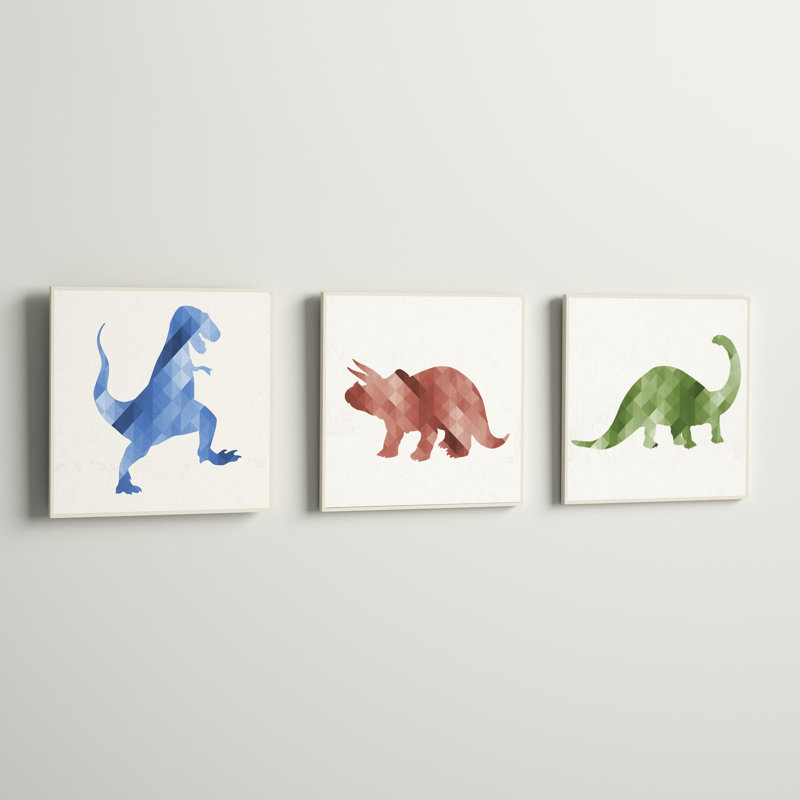 Dailene Animals 3 - Piece Framed Art