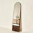 69.69"Nordic Retro Solid Wood Full-length Mirror
