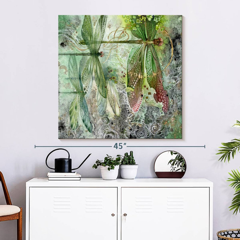 Brampt Dragonfly Flow, 33" H x 33" W