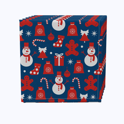 Emmaliese 100% Cotton No Pattern Square Napkin