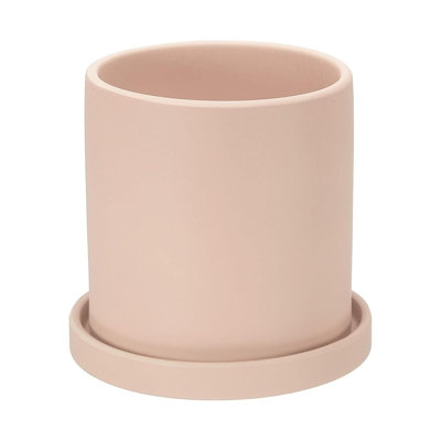 Pot en céramique rose clair