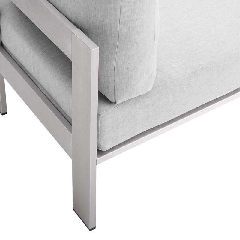 Ensemble de patio extérieur en aluminium 3 pièces Shore Sunbrella