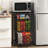 Rolling Kitchen Microwave Cart With Spacious Drawers For Small Kitchen Organization (Effortless Style & Smart Storage)