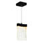 Mini-luminaire suspendu moderne intégré de 6 po à DEL avec verre texturé fabriqué à la main pour îlot de cuisine-94314907