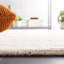 Tapis en laine tissé à la main en beige / ivoire-78161082