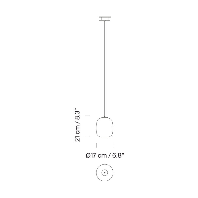 Globo Cestita, 127.6" H x 6.8" W x 6.8" D, 3.4 W