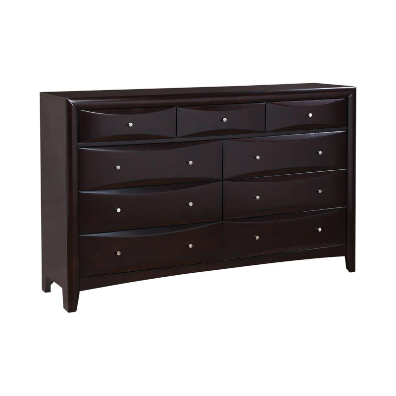 Hedlund Cappuccino 4-Piece Bedroom Set, Queen