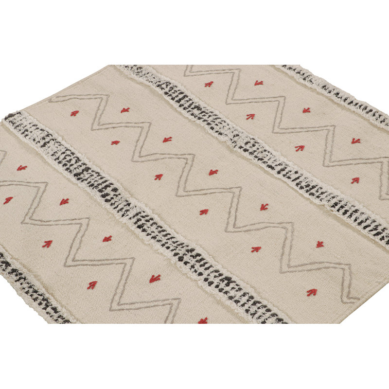 One-of-a-Kind 2'11" X 3' Flatweave Area Rug