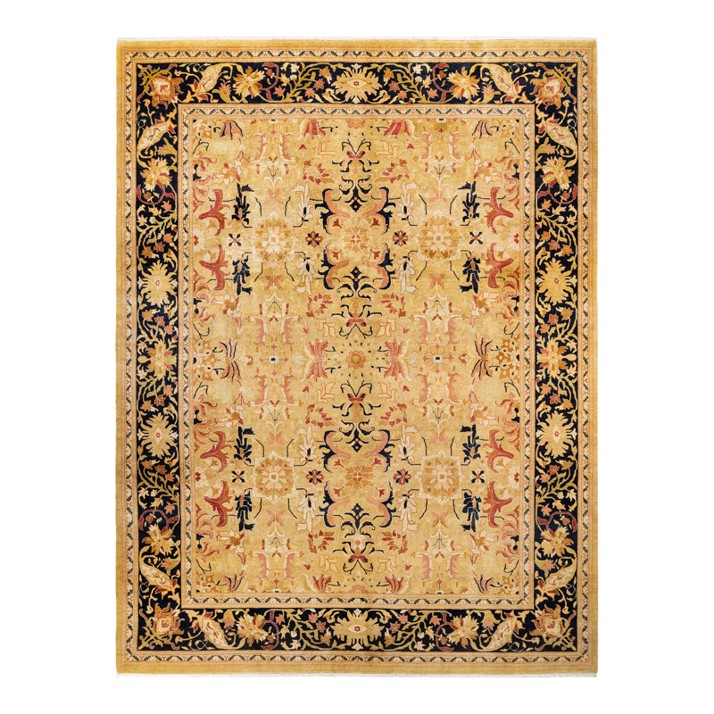 Classic One-of-a-Kind 9' 4" X 12' 2" Hand Knotted Area Rug