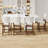 Upholstered Bar Stools With Back(Set Of 2)
