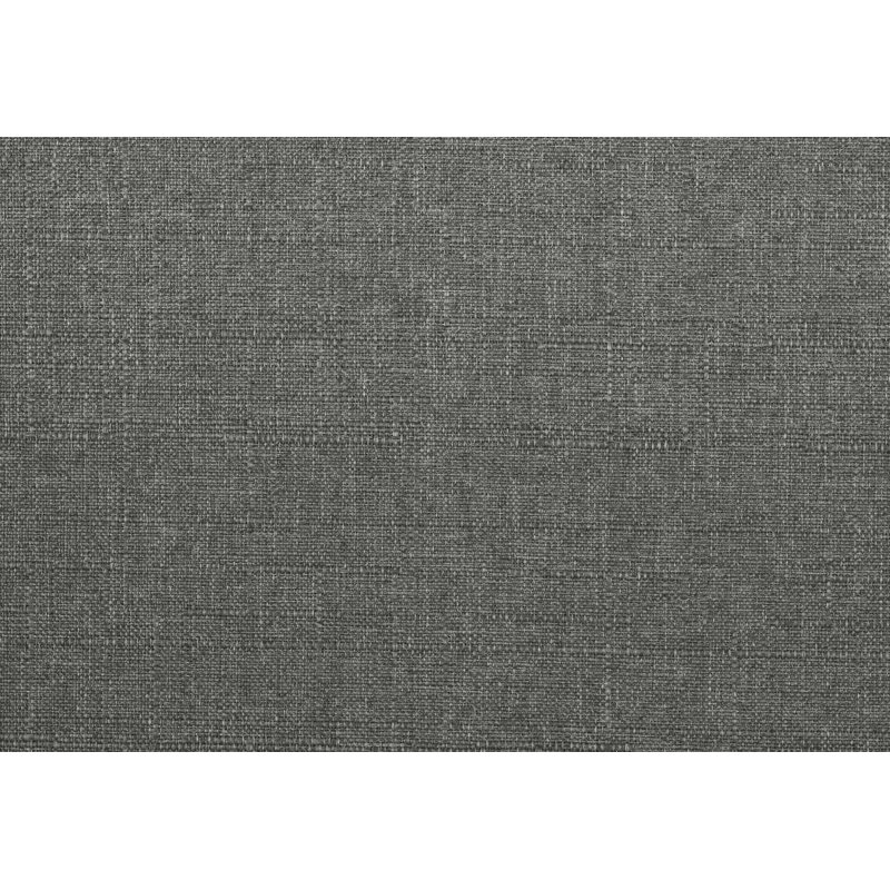 Upholstered Armchair, Gray Polyester