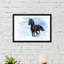 Black Horse Running - Wall Art-23740803-23740804