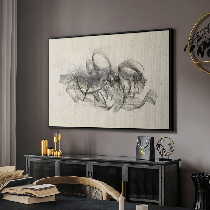 "Croquis rétro" sur, Noir, H 25 po x l 37 po
