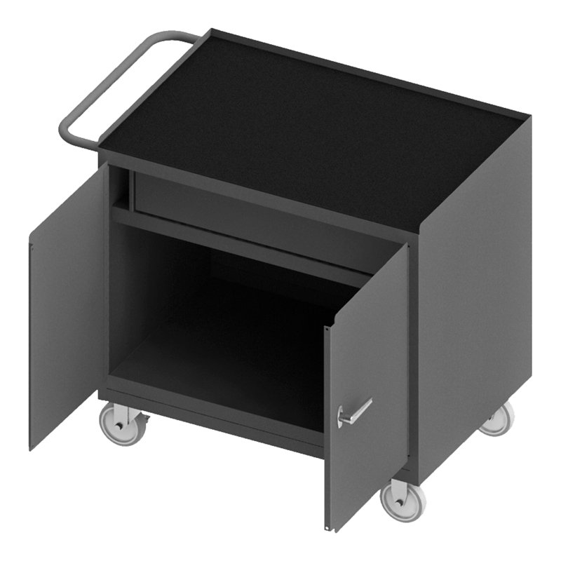 Armoire de rangement mobile H 36 "x l 42" x p 24 "cache