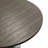 Heatherton 48" Round Dining Table with MDF Top Kitchen Table and Silver Stainless Steel Pedestal Base Seats 2-6 Person-1877259286