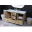 60 Inch Double Bathroom Vanity In Mango Wood