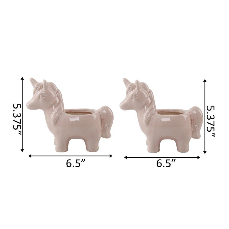 Naswith Ceramic Pot Planter, Pink