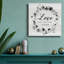 «Love Make This House», reproduction d'art textuel sur toile tendue-1520227561