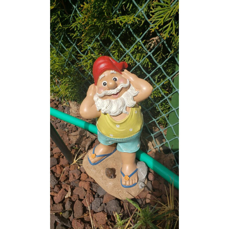 Statue de gnome en bascule Daston