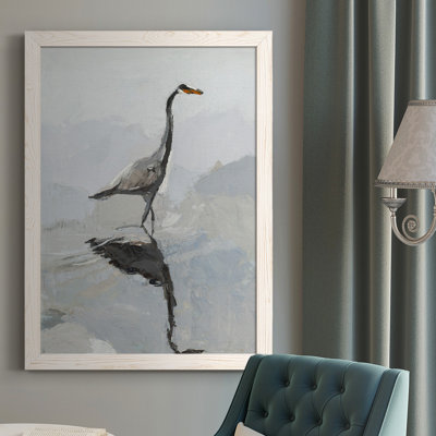 Froid Heron, reproduction d'art sur toile