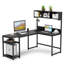 L-Shaped Metal Base Computer Desk-843889375
