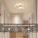Double 2-Light LED Flush Mount Ceiling Light
