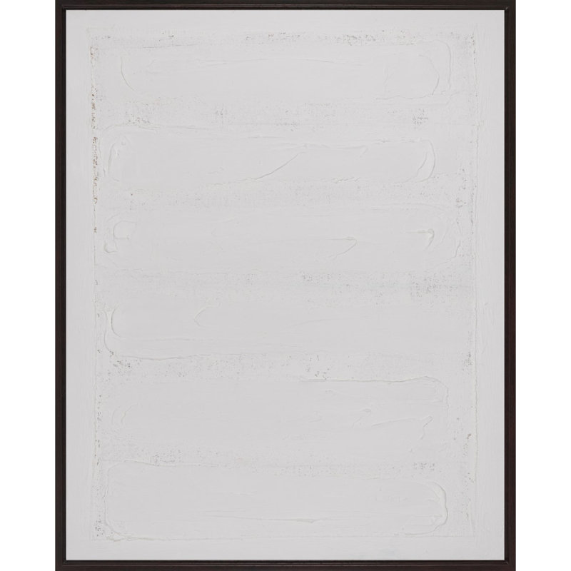 Morning Glory Print, Laguna Espresso Framed